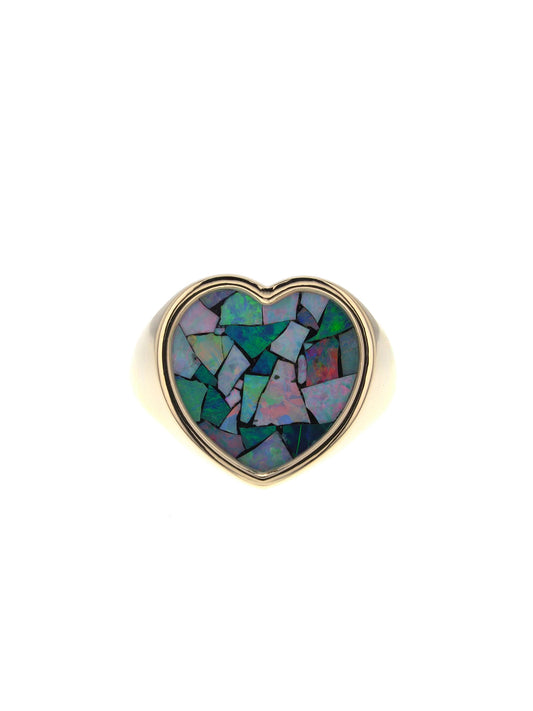 Abega Anahata Signet Ring
