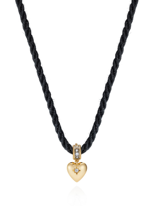 Venyx Signature Black Cord Necklace