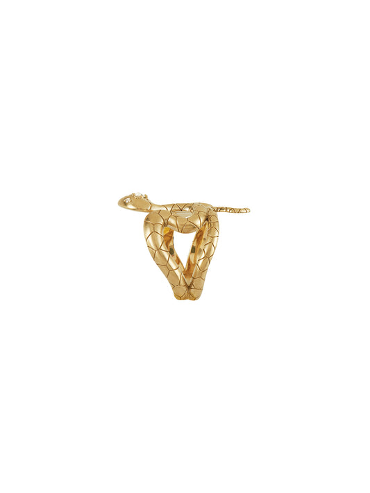 Cleopatra Diamond Serpentia Ring