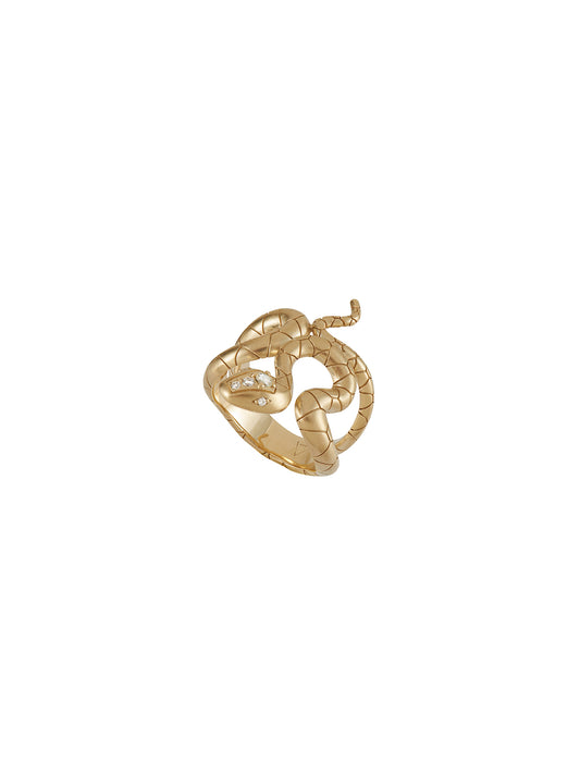Cleopatra Diamond Serpentia Ring