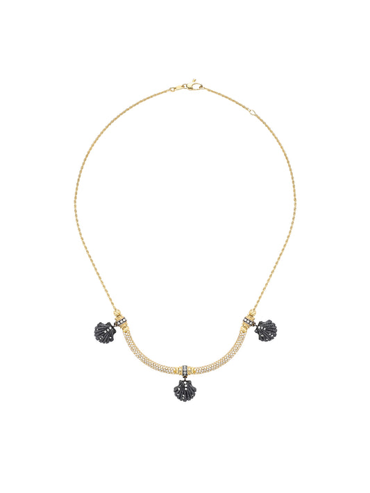 Diamond Trixie Venus Enamel Necklace