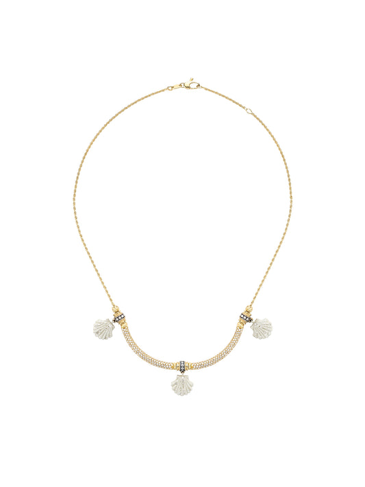 Diamond Trixie Venus Enamel Necklace