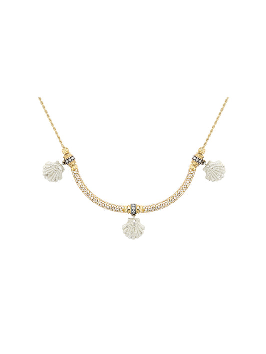 Diamond Trixie Venus Enamel Necklace