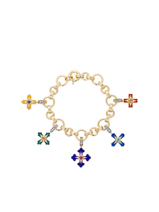 Gold Handmade Link Bracelet
