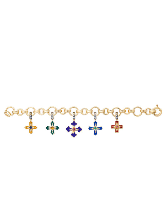 Gold Handmade Link Bracelet