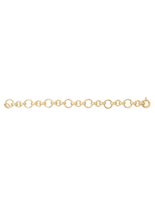 Gold Handmade Link Bracelet