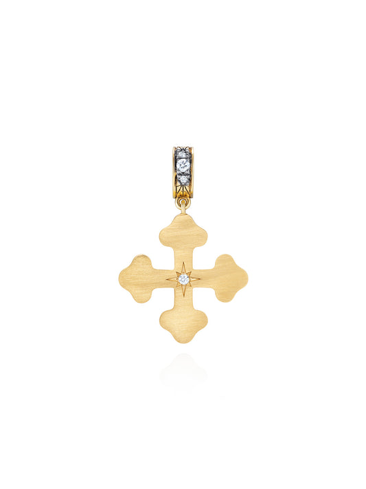 Doris Fleury Gold Cross Charm