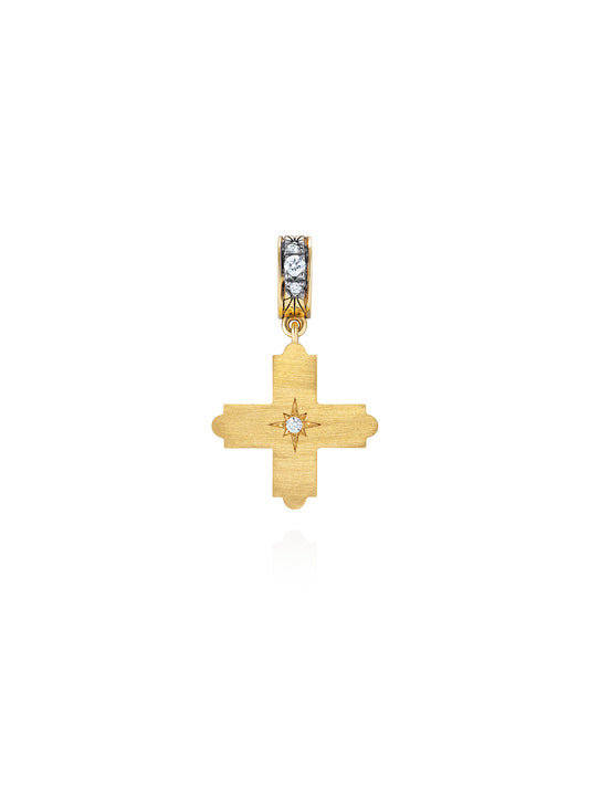 Doris Aegean Gold Cross Charm