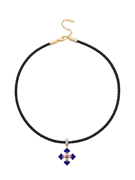 Venyx Signature Leather Cord Necklace