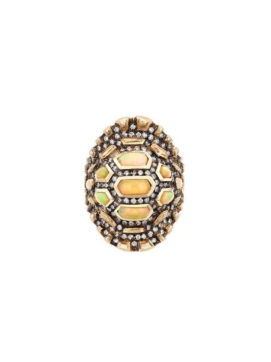 Opal Madagascar Reptilia Ring