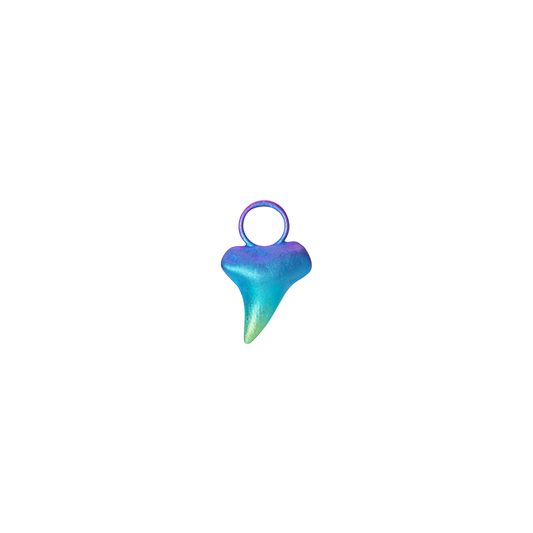 Rainbow Titanium Sharkie Charm