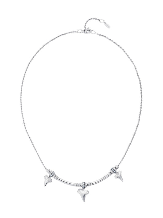 Trixie Sharkie White Gold Necklace