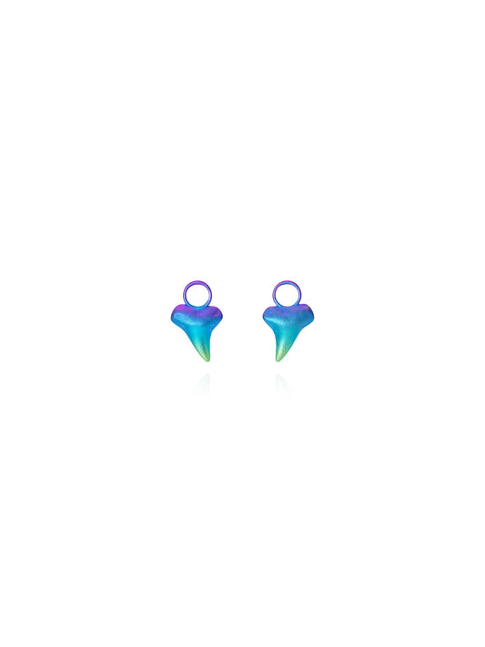 Rainbow Titanium Sharkie Charm