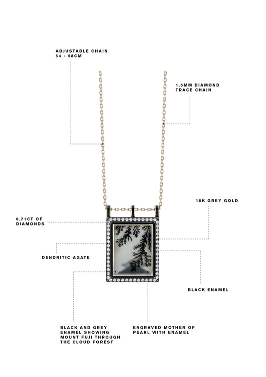 Venyx Noir Fuji Necklace