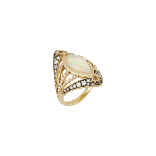 Astraea Opal Cocktail Ring