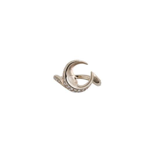 Astraea Lunoor Diamond Pinky Ring