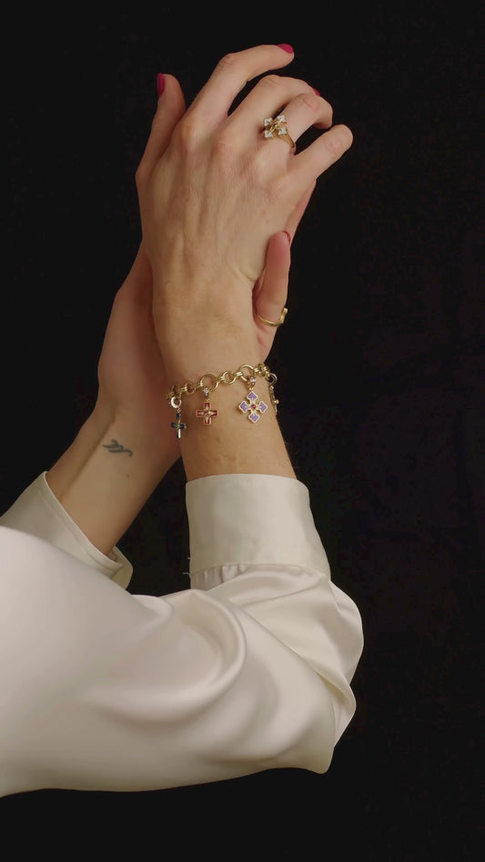Doris Gold Handmade Link Bracelet