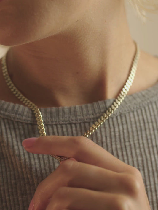 Baby Garnet Hex Payal Necklace
