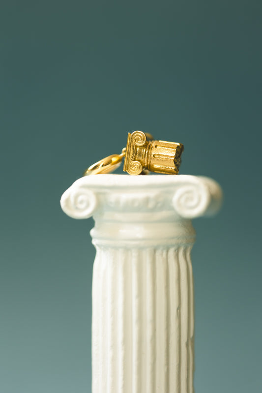 Hellenic Ionic Column Charm