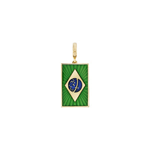 Brazil Flag Charm