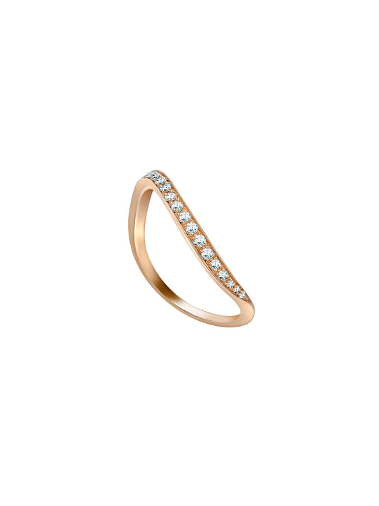 Orbit Rose Gold Theiya Ring