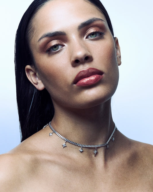 Star Astraea White Gold Choker