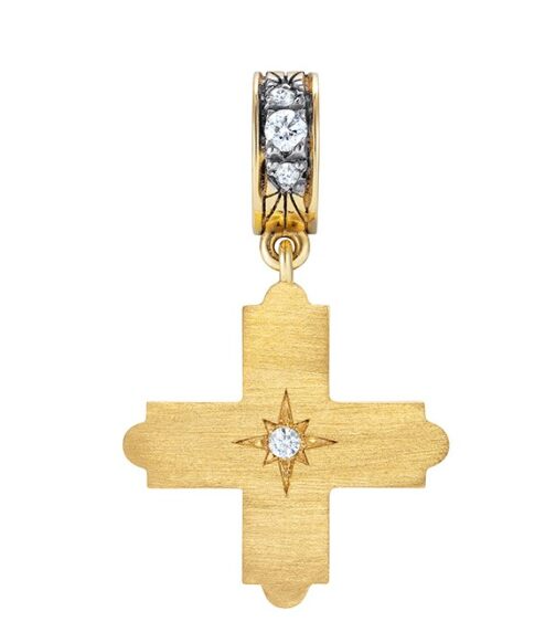 Doris Aegean Gold Cross Charm
