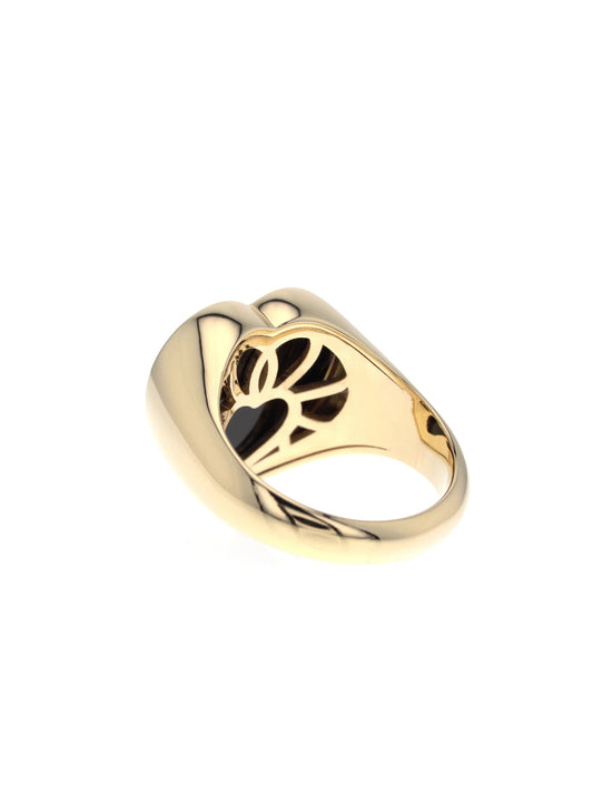 Abega Anahata Signet Ring