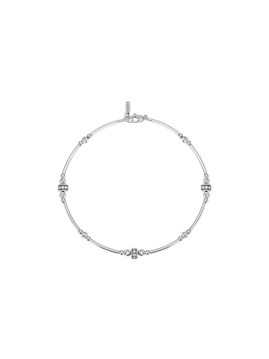 White Gold Ariya Anklet 25cm