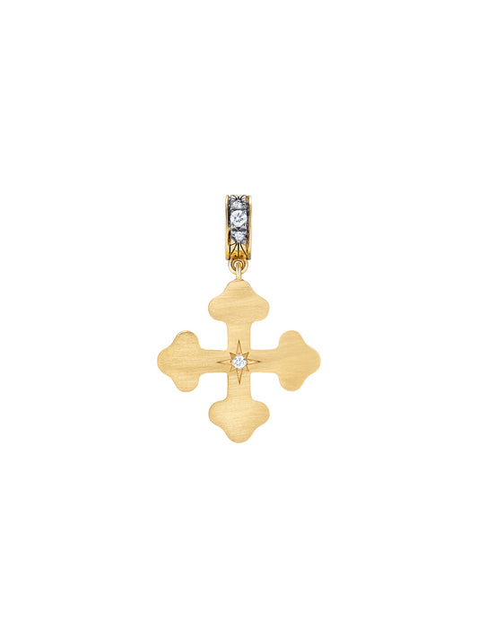 Doris Fleury Gold Cross Charm