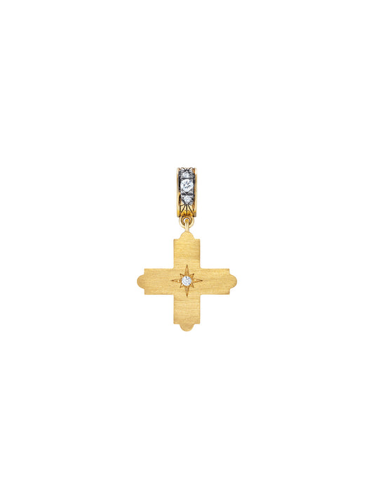 Doris Aegean Gold Cross Charm