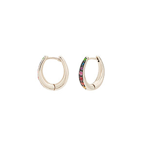 Victoria Rainbow Reem Mini Hoops