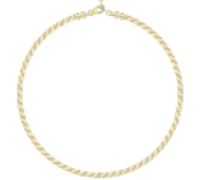 Venyx Signature Gold Leather Cord Necklace