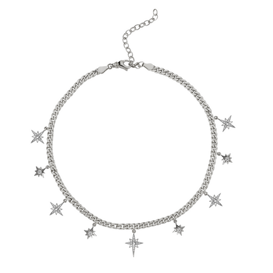 Star Astraea White Gold Choker