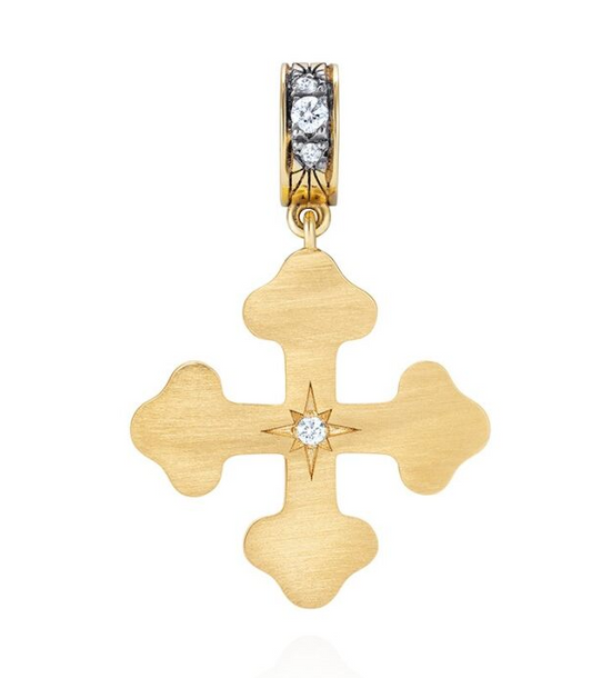 Doris Fleury Gold Cross Charm