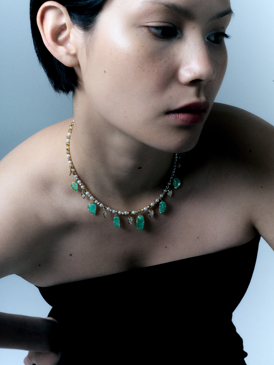 Shiso Emerald Chikara Necklace