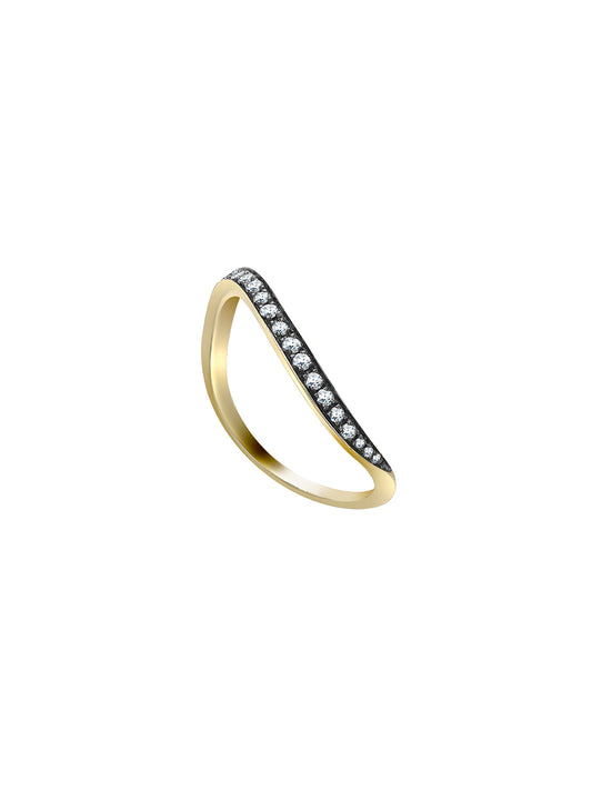 Orbit Black Rhodium Theiya Ring