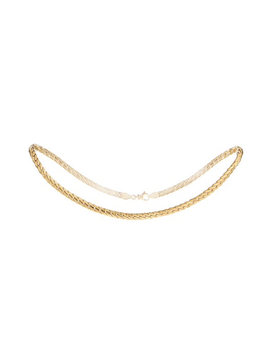 Serpentia Snake Chain Necklace - 41cm