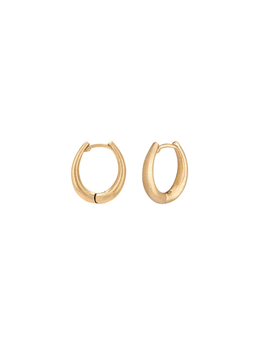 Brushed Victoria Reem Mini Hoops