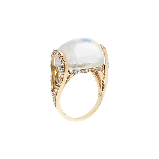 Astraea Moonstone Cocktail Ring