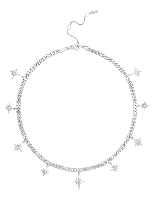 Star Astraea White Gold Choker