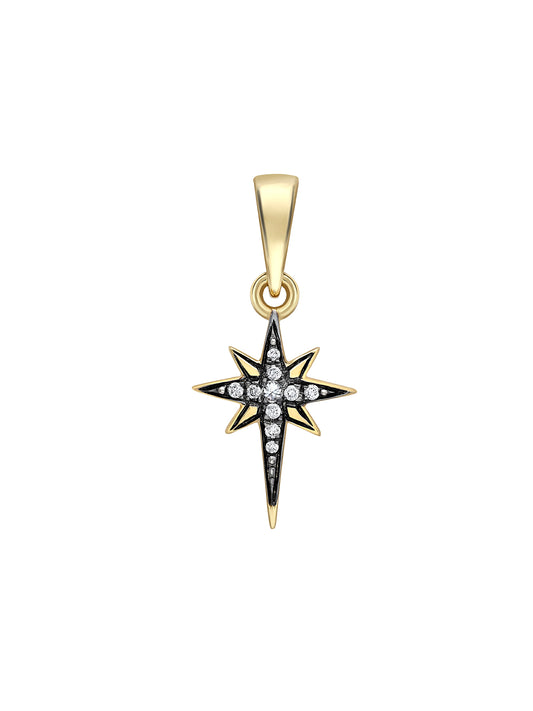 Astraea Star Necklace Charm with Bail