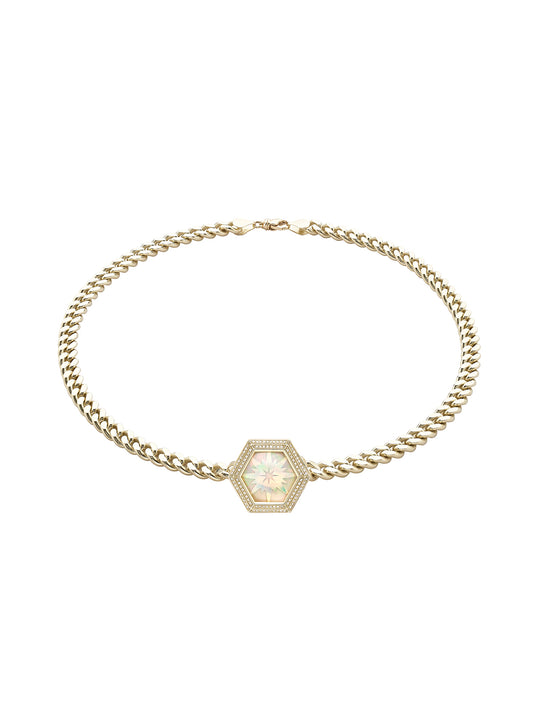 Opal Hex Astraea Payal Necklace