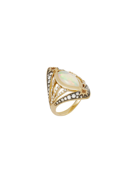 Astraea Opal Cocktail Ring