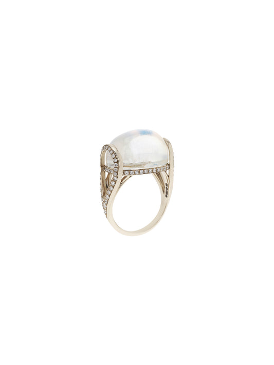 Astraea Moonstone Cocktail Ring