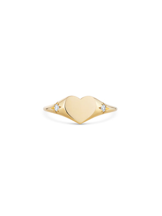 Ati Heart Signet Ring