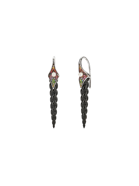 Black Unicorn Earrings