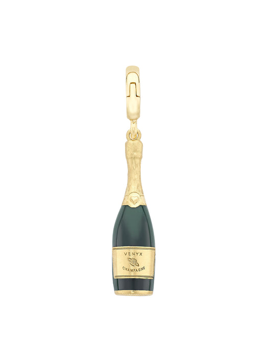 Champagne Bottle Olympic Charm