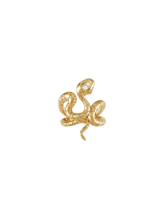 Cleopatra Diamond Serpentia Ring