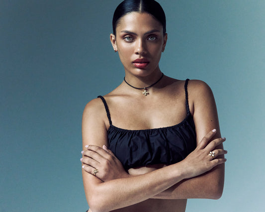 Doris Fleury Gold Cross Charm